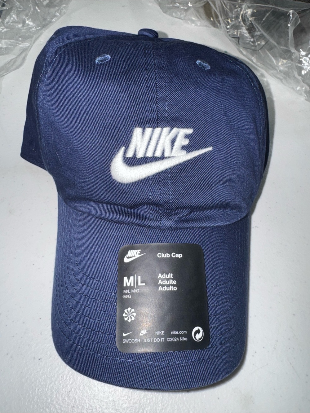 Nike Navy Blue Adjustable Baseball Cap